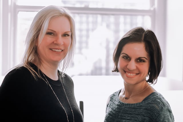 Happenstance co-founders Stephanie Choporis and Kathy Bartlett